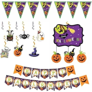 Düvenci Ticaret Happy Halloween Cadılar Bayramı Asma Süs Set