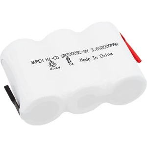 3lü Yanyana Süpürge Pili 3.6V 2000MA 1,2 V Yok Tek Kullanımlık Alkalin Piller 0850-0004
