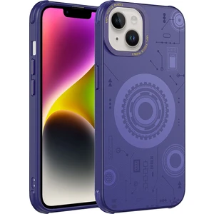 Apple iPhone 14 Plus Kılıf Zore Buton Tasarım Köşe Korumalı Wireless Şarj Özellikli Desenli Hot Kapak