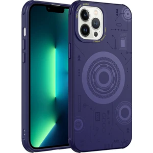 Apple iPhone 12 Pro Max Kılıf Zore Buton Tasarım Köşe Korumalı Wireless Şarj Özellikli Desenli Hot Kapak