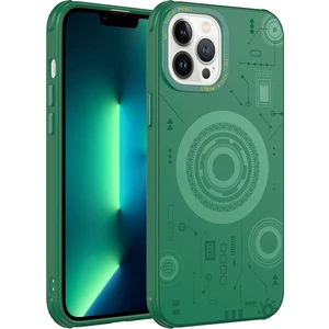 Apple iPhone 13 Pro Max Kılıf Zore Buton Tasarım Köşe Korumalı Wireless Şarj Özellikli Desenli Hot Kapak