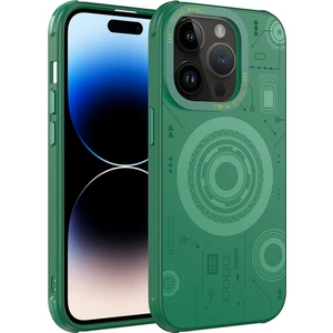 Apple iPhone 14 Pro Max Kılıf Zore Buton Tasarım Köşe Korumalı Wireless Şarj Özellikli Desenli Hot Kapak