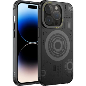 Apple iPhone 14 Pro Max Kılıf Zore Buton Tasarım Köşe Korumalı Wireless Şarj Özellikli Desenli Hot Kapak