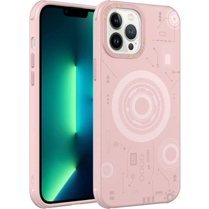 Apple iPhone 13 Pro Max Kılıf Zore Buton Tasarım Köşe Korumalı Wireless Şarj Özellikli Desenli Hot Kapak