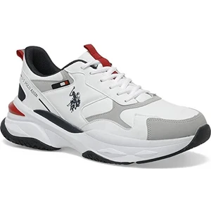 U.S. Polo Assn. Solıdar 3pr Bağcıklı Erkek Sneaker Beyaz