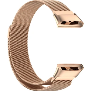 Nezih Case Redmi Watch 3 Active Uyumlu Mıknatıslı Hasır Metal Örgü Kordon 20MM