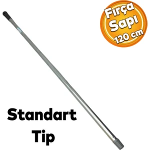 Emayhome Sillgech Boyalı Kalın Fırça Sapı Süpürge Çekpas Standart Metal Sap 120 cm EH365
