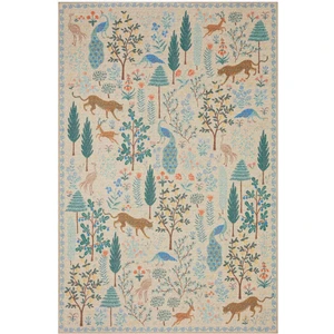 Rugs Modern Floral Mira Bej Pastel Botanik Tema Dokuma Taban Halı Mira 1318