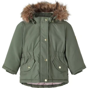 Name İt Haki Kadın Mont Nmfmarlın Parka Jacket Pb