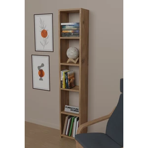Furnature Design 6 Raflı Kitaplık 150 Cm Sunta Kitaplık Ofis Mutfak Rafı Atlantik Çam