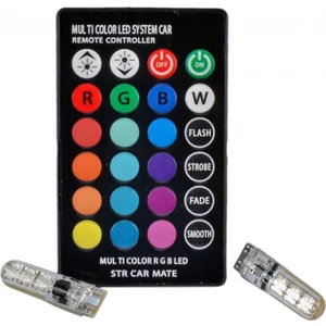 12V T10 Ampul LED Çakarlı Kumandalı BR0400241
