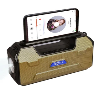 SY978 Solar Güneş Enerji Fm Radyo Bluetooth Hoparlör