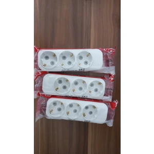 3 Adet Elbi 3lü Klemensli Grup Priz