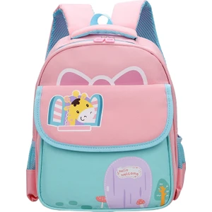 Erkekler ve Kadınlar Için 2023 Yeni Anaokulu Okul Çantaları Aşınmaya Dayanıklı Sırt Çantaları - Pembe (Yurt Dışından)