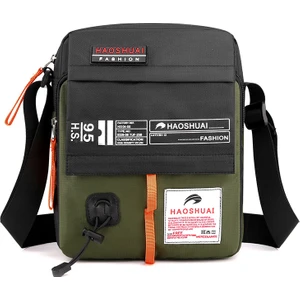 Haoshuai Erkek Omuz Çantası - Kırmızı (Yurt Dışından)