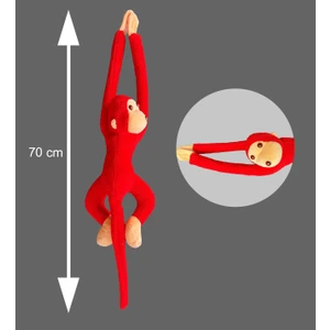 Elleri Yapışan Oyun ve Uyku Arkadaşı 70 cm Peluş Maymun Oyuncak - Hediyelik - Aksesuar ve Süs - Oyun ve Uyku Arkadaşı