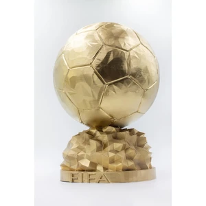 Fıfa Ballon D'or Maketi Orjinal Gold Kaplama 20 cm Kaliteli