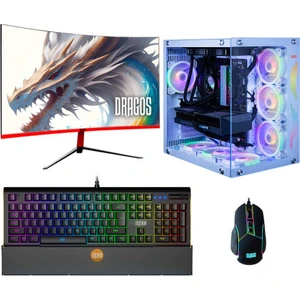 DRX6140 Ryzen 7 5700X 32GB 1tb M.2 Nvme SSD 8gb RTX4060 27 Inç 165Hz Curved Freedos Oyuncu Bilgisayarı