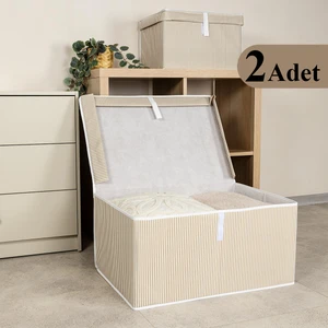 Pazar Kapısı 2 Adet Çok Amaçlı Düzenleyici Kutu Mega Kahverengi