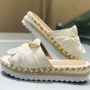 Yeni Stil Ilmek Tek Kelime Plaj Sandaletleri Platform Ayakkabılar (Yurt Dışından)