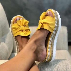 Yeni Stil Ilmek Tek Kelime Plaj Sandaletleri Platform Ayakkabılar (Yurt Dışından)