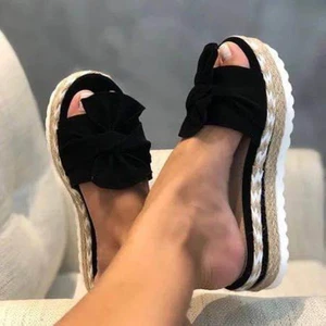 Yeni Stil Ilmek Tek Kelime Plaj Sandaletleri Platform Ayakkabılar (Yurt Dışından)