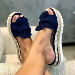 Yeni Stil Ilmek Tek Kelime Plaj Sandaletleri Platform Ayakkabılar (Yurt Dışından)