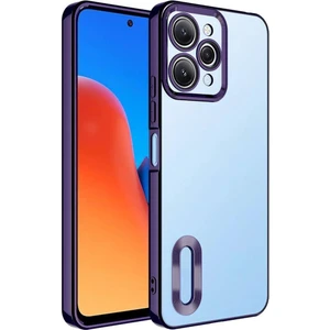 Xiaomi Redmi 12 Kılıf Köşeleri Renkli Şeffaf Kamera Korumalı Silikon Luxury Kapak