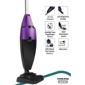 BY-4501 Power speed Dik Elektrikli Süpürge
