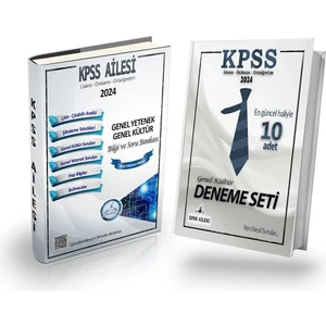 KPSS Ailesi Kazandıran İkili - Şifreli Soru Bankası - Deneme Seti