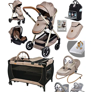 Baby Home 9 In 1 Full Takım 990 Travel Sistem Bebek Arabası 560 Oyun Parkı Yatak Beşik 330 Ev Tipi Ana Kucağı