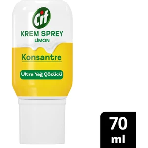 Krem Sprey Konsantre Ultra Yağ Çözücü Limon 70 ml