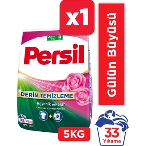 Toz Çamaşır Deterjanı Gülün Büyüsü 5 kg (33 Yıkama)