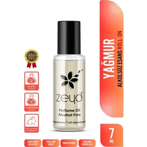 Yağmur Kokulu Alkolsüz Esans 7 ml Parfüm Esansı Roll-on Edp Esansiyel Yağ Zeyd