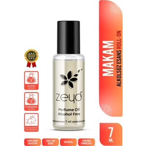 Makam Kokulu Alkolsüz Esans 7 ml Parfüm Esansı Roll-on Edp Esansiyel Yağ Zeyd
