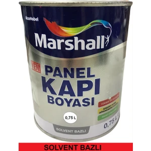 Solvent (Tiner) Bazlı Sentetik Amerikan Panel Kapı Boyası 0,75 Lt