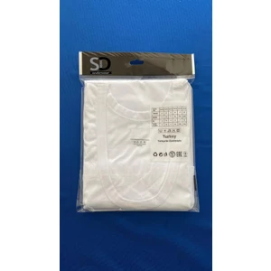 SD Underwear 6'lı Klasik Erkek Atlet  Pamuk