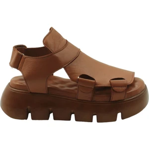 Dünya Shoes Hakiki Deri Kadın Sandalet