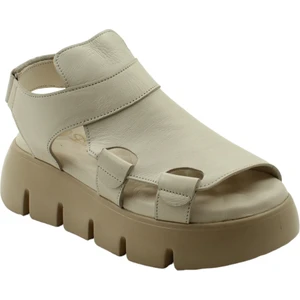 Dünya Shoes Hakiki Deri Kadın Sandalet