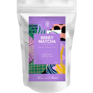 Mim and More Berry Matcha - Böğürtlen Aromalı Matcha, 50 Gr