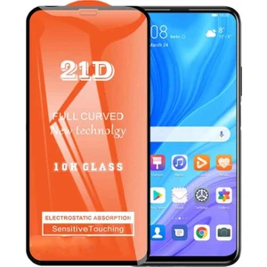 Huawei P Smart Pro Ekran Koruyucu Tam Kaplayan Kavisli