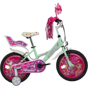 Rose Kız Çocuk Bisikleti 26CM V 16 Jant Mint Yeşil Pembe