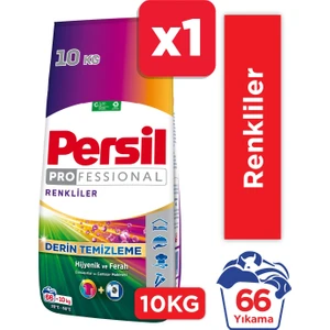 Toz Çamaşır Deterjanı 10kg (66 Yıkama) Renkli
