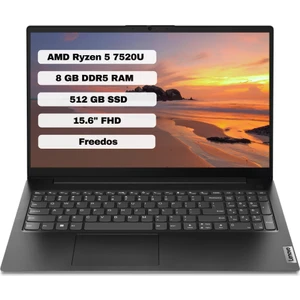 V15 G4 Amn 82YU00QKTX Amd Ryzen 5 7520U 8GB 512GB SSD Freedos 15.6" Fhd Dizüstü Bilgisayar