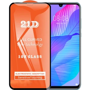 Huawei P Smart S Ekran Koruyucu 21D Tam Kaplayan Kavisli