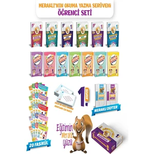 Meraklı Zihinler 1. Sınıf Meraklı'nın Okuma Yazma Serüveni Seti