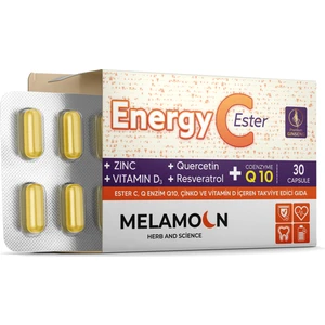 Energyc Ester Qenzim Q10, Resveratrol ve Kuersetin Içeren Kapsül Takviye Edici Gıda 30 Kapsül