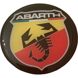Fiat Logolu Punto 500 Jant Göbek Damla Stıcker
