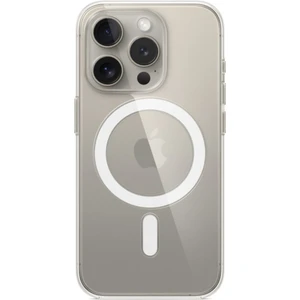 Case World Apple iPhone 15 Pro Max Kılıf Magsafe Kablosuz Şarj Destekli Şeffaf Silikon Kapak