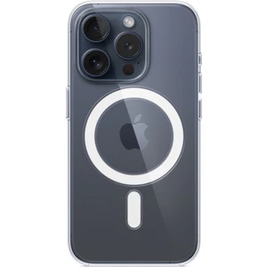 Case World Apple iPhone 15 Pro Kılıf Magsafe Kablosuz Şarj Destekli Şeffaf Silikon Kapak
